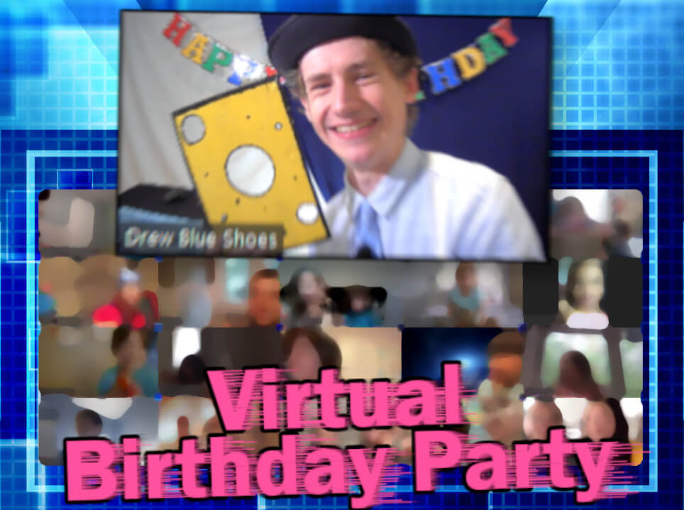sample virtual birthday party on Zoom